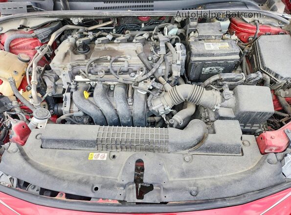 JTDEPRAE1LJ104558 2020 TOYOTA COROLLA Red Rear interior view