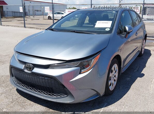 JTDEPRAE2LJ033743 2020 TOYOTA COROLLA Blue წინა მარცხენა ხედი სამი მეოთხედიდან