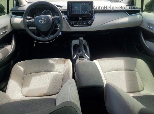 JTDEPRAE2LJ068962 2020 TOYOTA COROLLA Silver Widok deski rozdzielczej