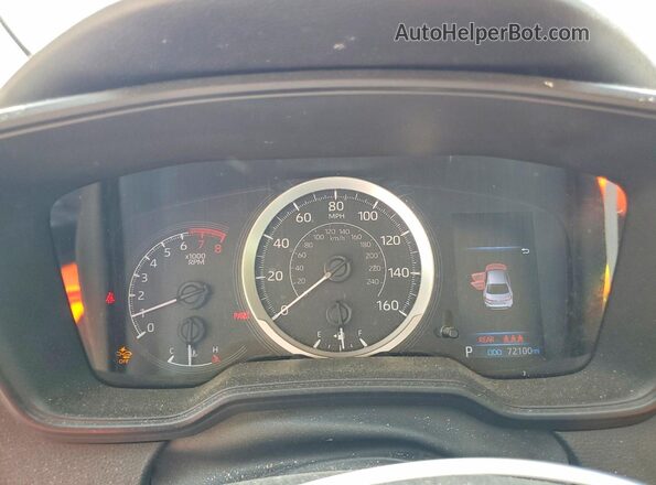 JTDEPRAE2LJ078276 2020 TOYOTA COROLLA Red Սարքավորումների վահանակի տեսք