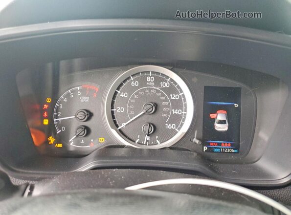 JTDEPRAE2LJ093294 2020 TOYOTA COROLLA Серебряный Вид щитка приборов