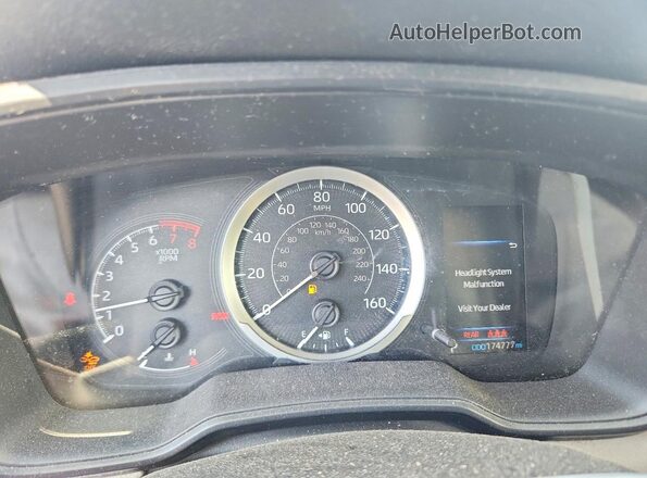 JTDEPRAE2LJ108778 2020 TOYOTA COROLLA Blue Սարքավորումների վահանակի տեսք