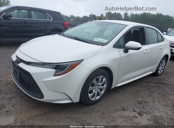 JTDEPRAE3LJ007233 2020 TOYOTA COROLLA White Vista tres cuartos delantera izquierda