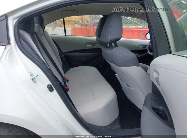 JTDEPRAE3LJ007233 2020 TOYOTA COROLLA White Vista de la etiqueta del VIN