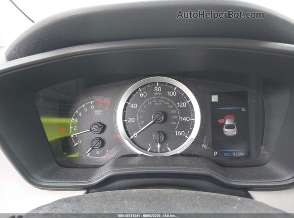 JTDEPRAE3LJ007233 2020 TOYOTA COROLLA White Vista de los asientos traseros