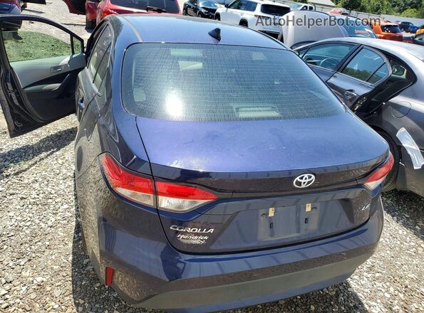 JTDEPRAE3LJ012643 2020 TOYOTA COROLLA Blue Widok z tyłu