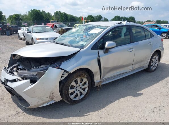 JTDEPRAE3LJ028518 2020 TOYOTA COROLLA Silver Առջևի ձախ երեք քառորդ տեսարան