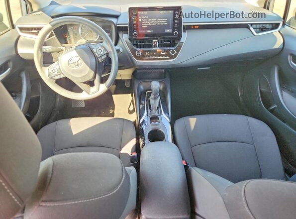 JTDEPRAE3LJ042385 2020 TOYOTA COROLLA Blue Dashboard view