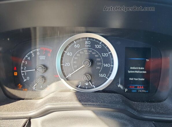 JTDEPRAE3LJ042385 2020 TOYOTA COROLLA Blue Instrument cluster view