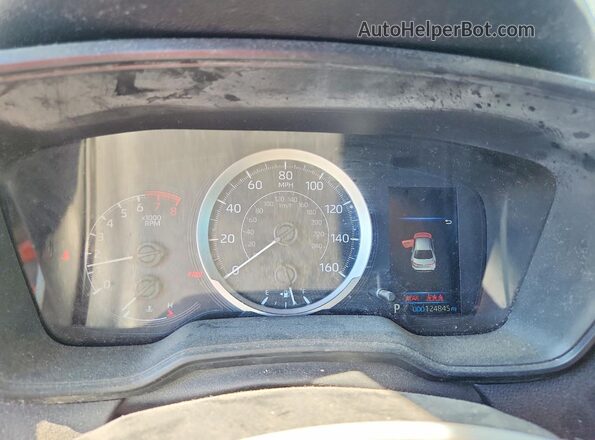 JTDEPRAE3LJ044802 2020 TOYOTA COROLLA Blue Вид щитка приладів