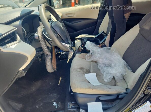 JTDEPRAE3LJ055962 2020 TOYOTA COROLLA Black Front interior view