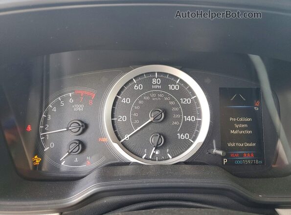 JTDEPRAE3LJ093854 2020 TOYOTA COROLLA White Սարքավորումների վահանակի տեսք
