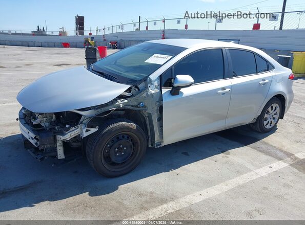 JTDEPRAE4LJ077050 2020 TOYOTA COROLLA Silver წინა მარცხენა ხედი სამი მეოთხედიდან