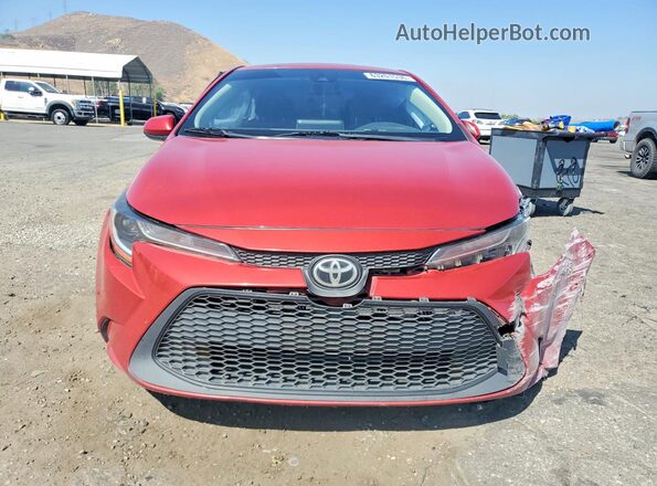 JTDEPRAE4LJ107695 2020 TOYOTA COROLLA Red Vista frontal
