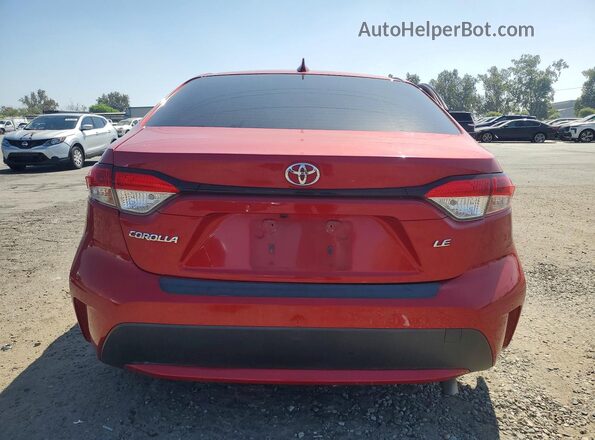 JTDEPRAE4LJ107695 2020 TOYOTA COROLLA Red Vista trasera