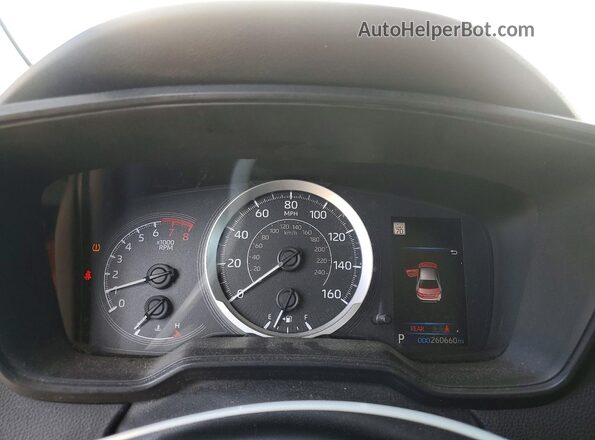 JTDEPRAE4LJ113612 2020 TOYOTA COROLLA White Vista del cuadro de instrumentos