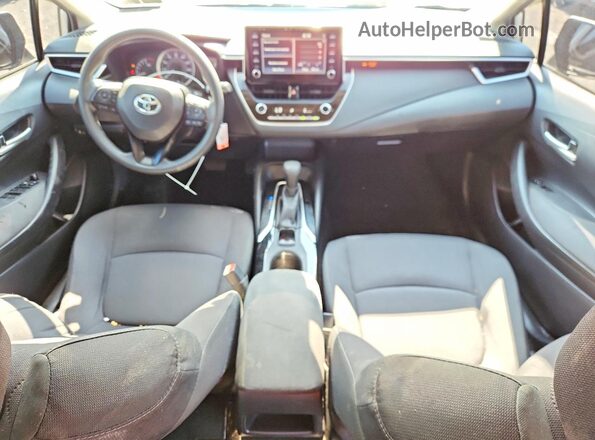 JTDEPRAE5LJ001238 2020 TOYOTA COROLLA Silver Dashboard view