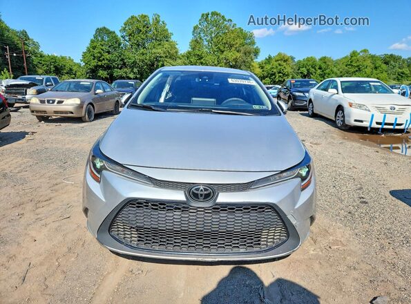 JTDEPRAE5LJ001238 2020 TOYOTA COROLLA Silver Front view