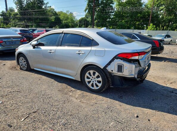 JTDEPRAE5LJ001238 2020 TOYOTA COROLLA Silver Rear left
