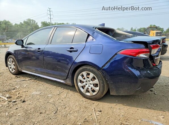 JTDEPRAE5LJ025443 2020 TOYOTA COROLLA Blue Trasero izquierdo