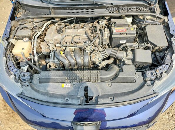JTDEPRAE5LJ025443 2020 TOYOTA COROLLA Blue Vista interior trasera