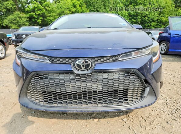 JTDEPRAE5LJ025443 2020 TOYOTA COROLLA Blue Vista frontal