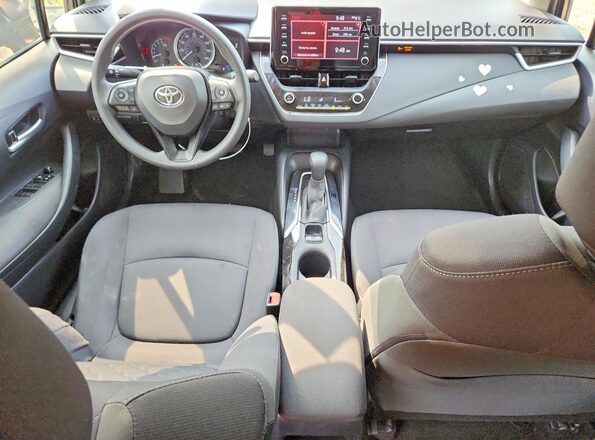 JTDEPRAE5LJ025443 2020 TOYOTA COROLLA Blue Vista del salpicadero