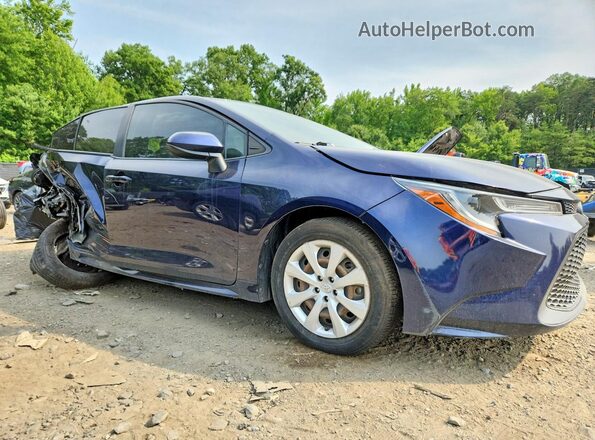 JTDEPRAE5LJ025443 2020 TOYOTA COROLLA Blue Delantero derecho