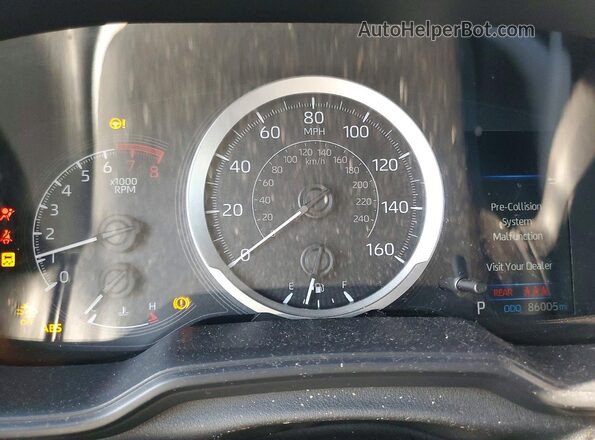 JTDEPRAE5LJ044204 2020 TOYOTA COROLLA White Instrument cluster view