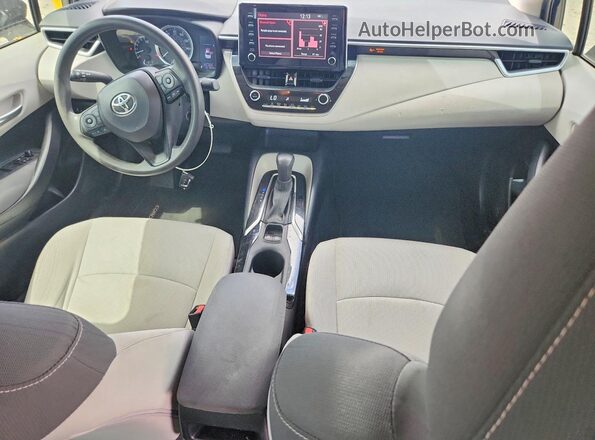 JTDEPRAE5LJ061827 2020 TOYOTA COROLLA Blue Вид панелі приладів