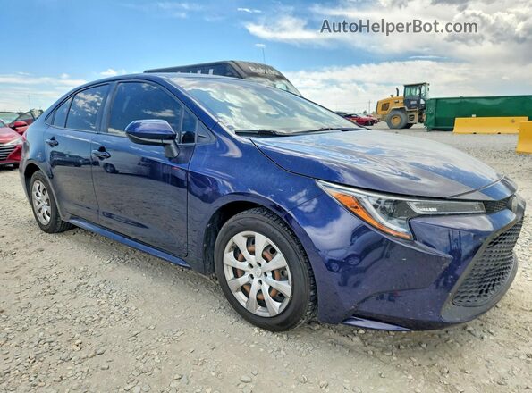 JTDEPRAE5LJ061827 2020 TOYOTA COROLLA Blue Передня права чверть
