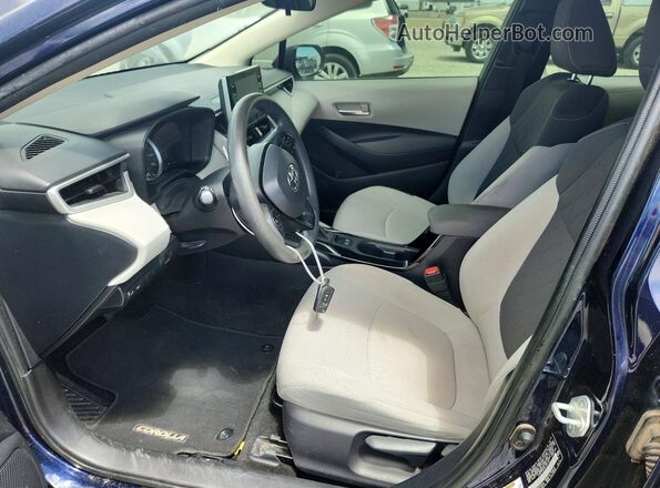 JTDEPRAE5LJ061827 2020 TOYOTA COROLLA Blue Вид салону спереду