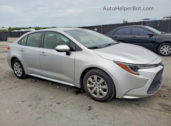 JTDEPRAE5LJ066431 2020 TOYOTA COROLLA Серебряный Передняя правая четверть