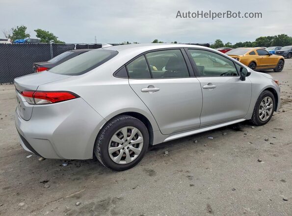 JTDEPRAE5LJ066431 2020 TOYOTA COROLLA Серебряный Задняя правая четверть