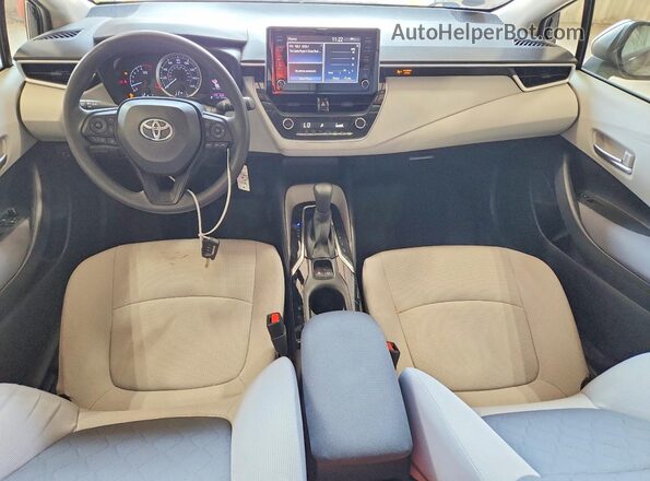 JTDEPRAE5LJ115899 2020 TOYOTA COROLLA Black Вид панелі приладів
