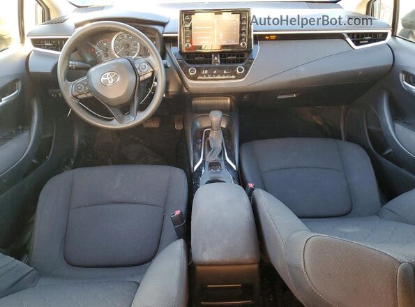 JTDEPRAE6LJ066776 2020 TOYOTA COROLLA Gray Առջևի վահանակի տեսք