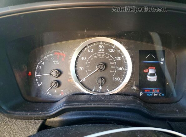 JTDEPRAE6LJ066776 2020 TOYOTA COROLLA Gray Սարքավորումների վահանակի տեսք