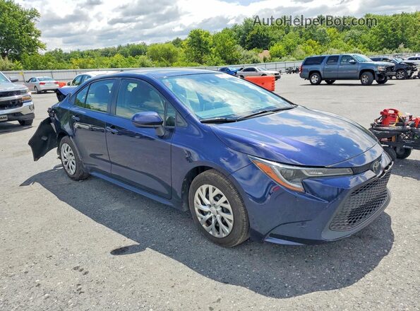 JTDEPRAE6LJ074327 2020 TOYOTA COROLLA Blue Передня права чверть