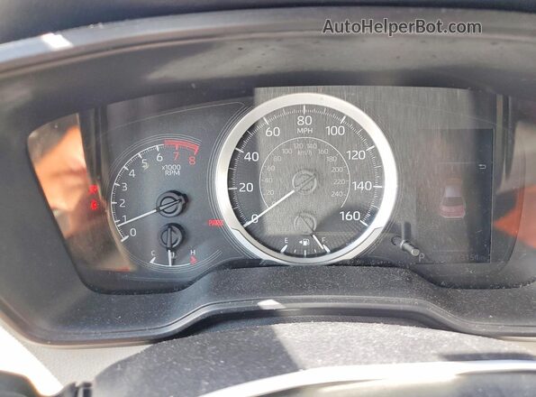JTDEPRAE6LJ074327 2020 TOYOTA COROLLA Blue Вид щитка приладів