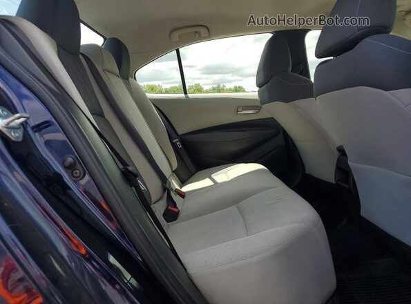 JTDEPRAE6LJ074327 2020 TOYOTA COROLLA Blue Вид задніх сидінь