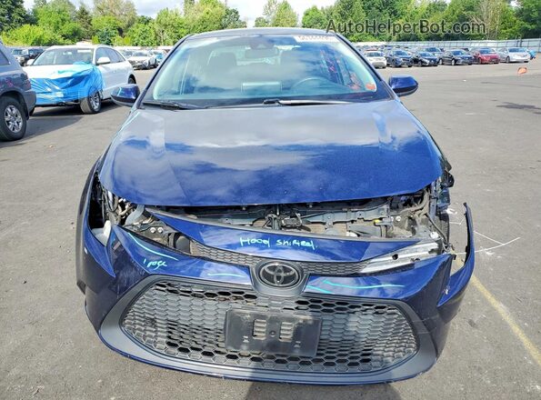 JTDEPRAE6LJ107410 2020 TOYOTA COROLLA Blue Widok z przodu