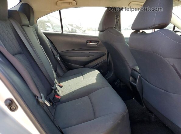 JTDEPRAE7LJ003007 2020 TOYOTA COROLLA Silver უკანა სავარძლების ხედი