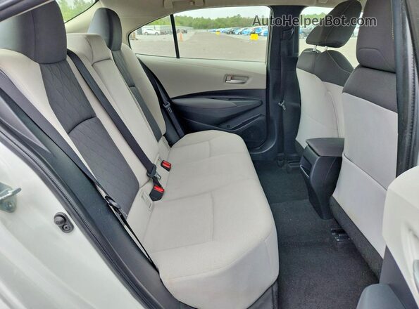 JTDEPRAE7LJ059643 2020 TOYOTA COROLLA White Հետևի նստատեղերի տեսք