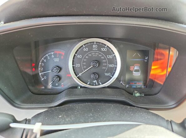 JTDEPRAE7LJ063112 2020 TOYOTA COROLLA Black ხელსაწყოთა პანელის ხედი