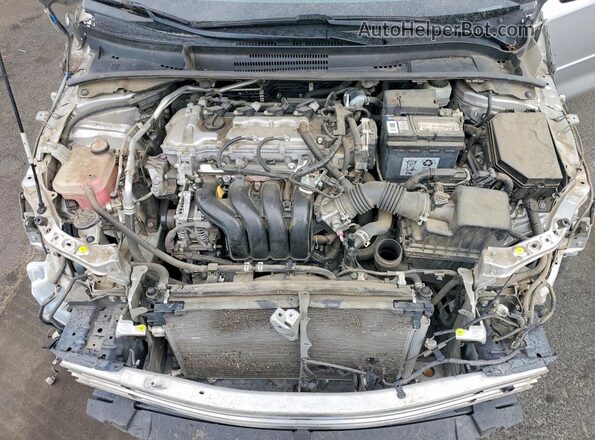 JTDEPRAE7LJ091850 2020 TOYOTA COROLLA Silver Vista interior trasera
