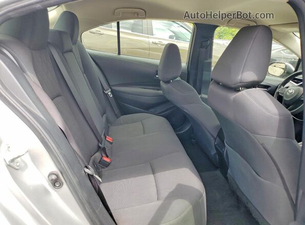 JTDEPRAE7LJ096692 2020 TOYOTA COROLLA Silver Vista de los asientos traseros