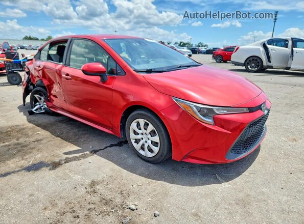 JTDEPRAE7LJ097406 2020 TOYOTA COROLLA Red Przód prawy