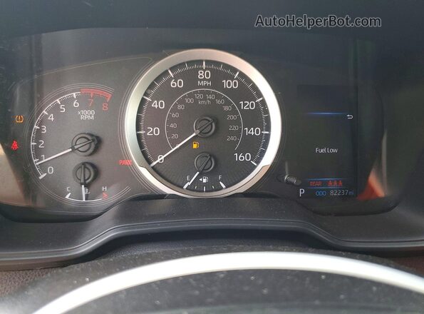 JTDEPRAE7LJ110493 2020 TOYOTA COROLLA Red Սարքավորումների վահանակի տեսք