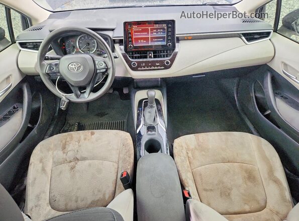 JTDEPRAE8LJ007910 2020 TOYOTA COROLLA Black Առջևի վահանակի տեսք