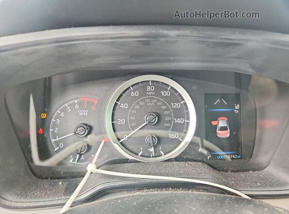 JTDEPRAE8LJ007910 2020 TOYOTA COROLLA Black Սարքավորումների վահանակի տեսք